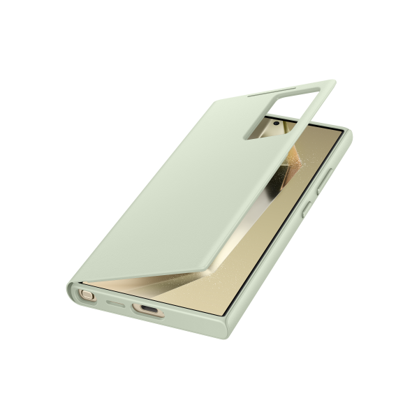 Samsung Galaxy S24 Ultra Smart View Wallet Case Light Green