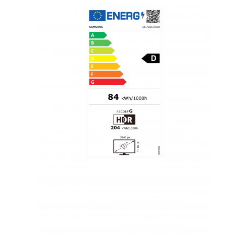 75inch QLED 4K Smart TV Q67D (2024)  Samsung