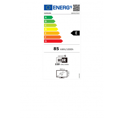 65inch QLED 4K Smart TV Q70D (2024)  Samsung