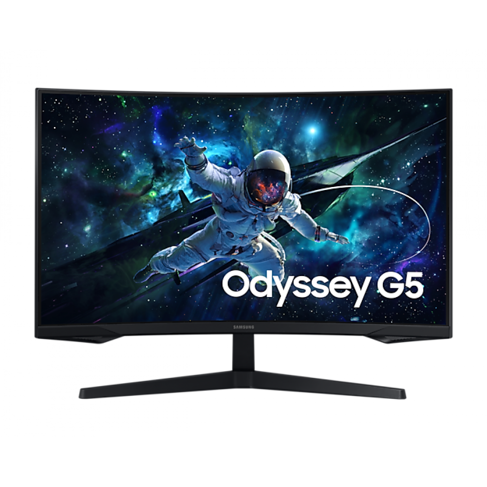 Samsung Monitor 32 Inch Odyssey G5 G55C QHD 165Hz Curved Gaming Monitor
