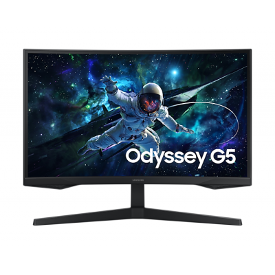 27 Inch Odyssey G5 G55C QHD 165Hz Curved Gaming Monitor 