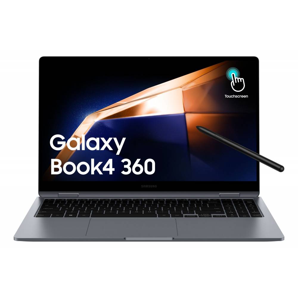 Samsung Laptop Galaxy Book4 360 15inch i5 16GB 512GB - Dark Grijs