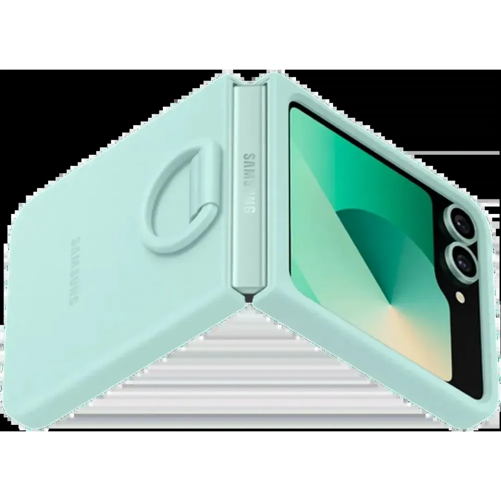 Samsung Smartphonehoesje Galaxy Z Flip6 Silicone Case Mint