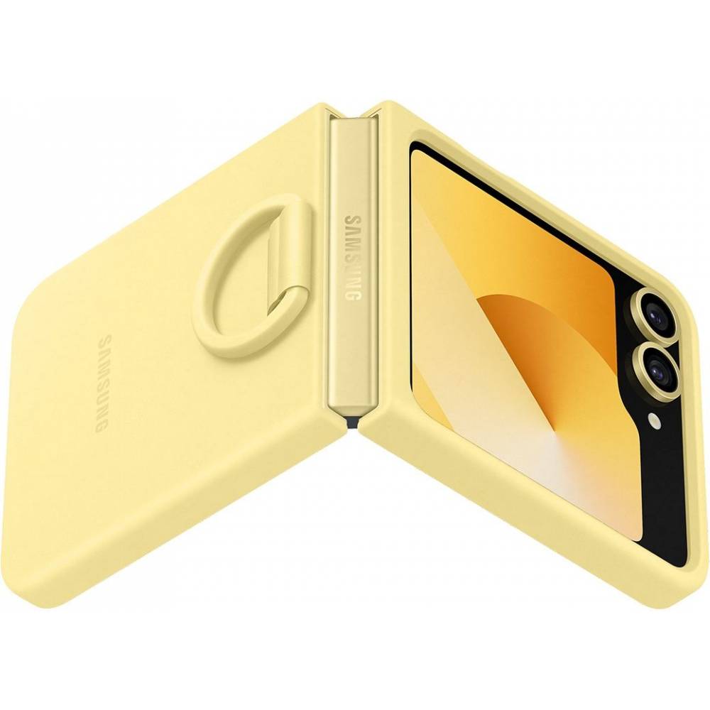 Samsung Smartphonehoesje Galaxy Z Flip6 Silicone Case Yellow