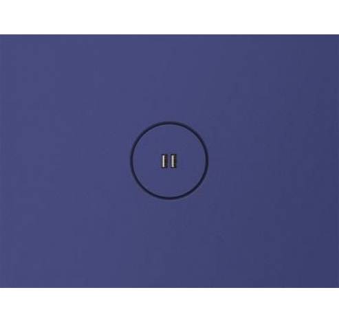 schelp oortelefoon Beweren USB-wandcontactdoos Mysterious Blue