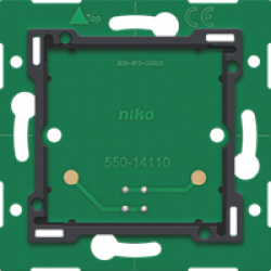 Niko Enkelvoudige muurprint met connector voor Niko Home Control 