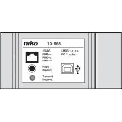 Niko Niko Toegangscontrole - PC-interface voor programmering en configuratie. 