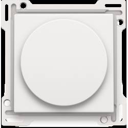 Niko Set de finition pour variateur à bouton rotatif ou régulateur de vitesse, incl. boouton rotatif, white coated 