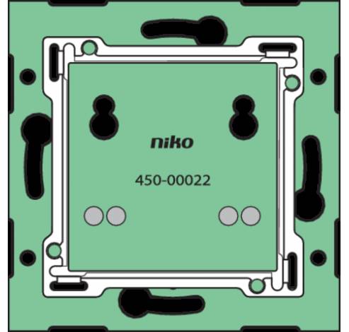 Huisautomatisering - muurprint zonder aansluitunit voor drukknop  Niko