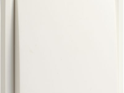 Spuitwaterdichte, tweepolige opbouwschakelaar 16 AX/250 Vac met schroefklemmen, exclusief opbouwdoos, white