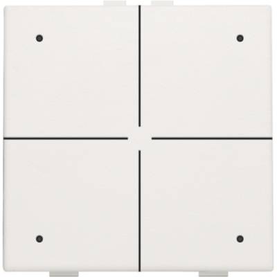 Viervoudige drukknop met led voor Niko Home Control, white 