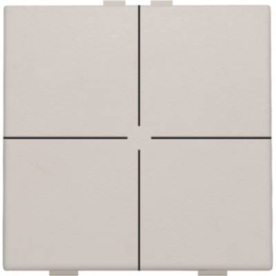 Viervoudige drukknop voor Niko Home Control, light grey 