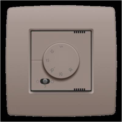 Thermostat électronique, grège  Niko
