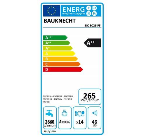 BIC 3C26 PF  Bauknecht