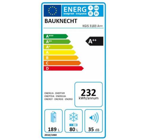 KGIS 3183 A++  Bauknecht