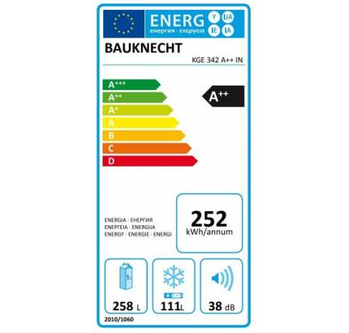 KGE 342 A++ IN  Bauknecht