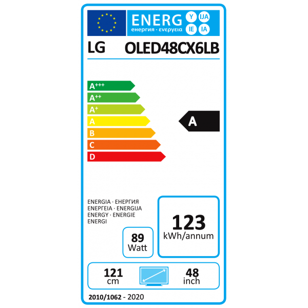 LG Televisie OLED48CX6LB LG Televisie OLED48CX6LB