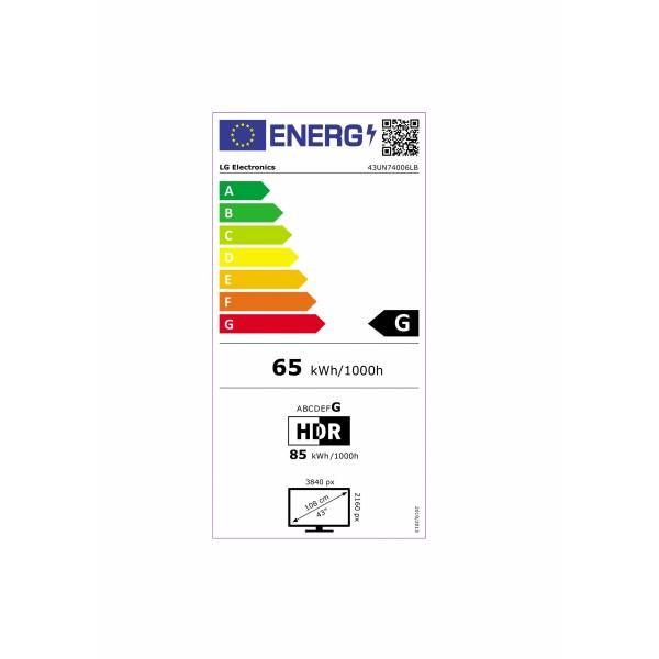 LG Televisie 43UN74006LB LG Televisie 43UN74006LB