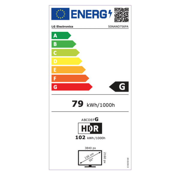 LG Televisie NanoCell TV 4K 50NANO756PA LG Televisie NanoCell TV 4K 50NANO756PA