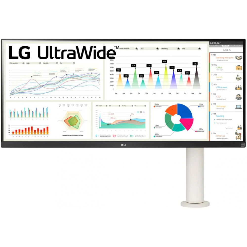 LG Electronics Monitor 34inch 21:9 UltraWide™ FHD (2560 x 1080) Monitor met Ergo Stand