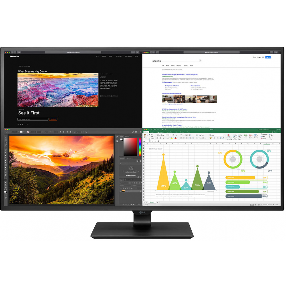 42,5-inch 4K UHD IPS-monitor 