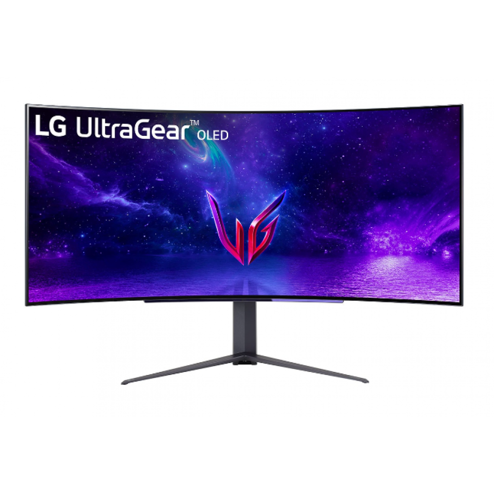 LG Electronics Monitor 45inch UltraGear™ OLED curved UltraGear monitor WQHD met 240 Hz refreshrate 0,03 ms (GtG) reactietijd