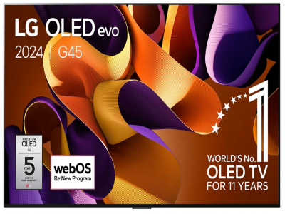 65 Inch LG OLED evo G4 4K Smart TV 2024