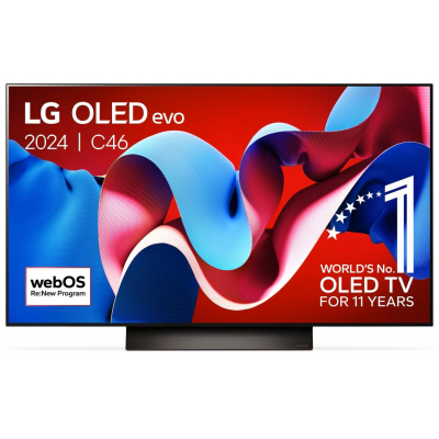 65 Inch LG OLED evo C4 4K Smart TV 2024 LG Electronics
