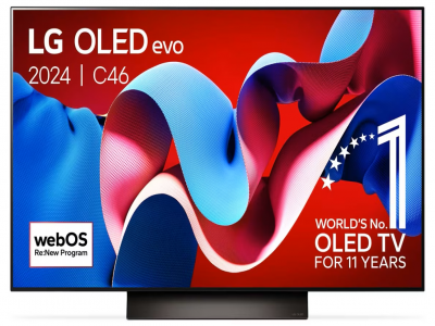 55 Inch LG OLED evo C4 4K Smart TV 2024