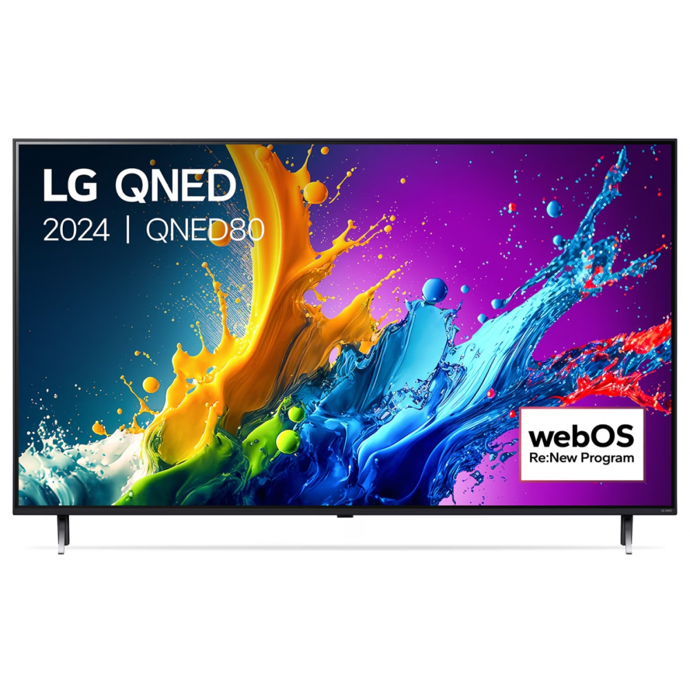 LG Electronics Televisie 55 Inch LG QNED QNED80 4K Smart TV 2024