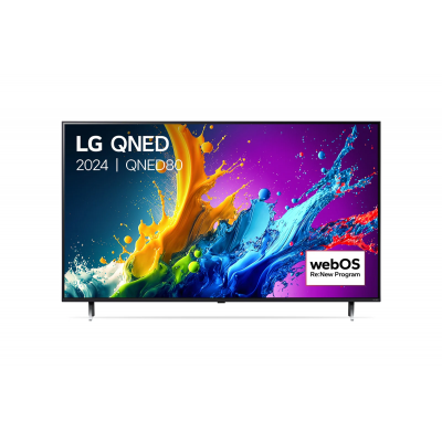 43QNED80T6A 43 Inch LG QNED80 4K Smart TV 2024 