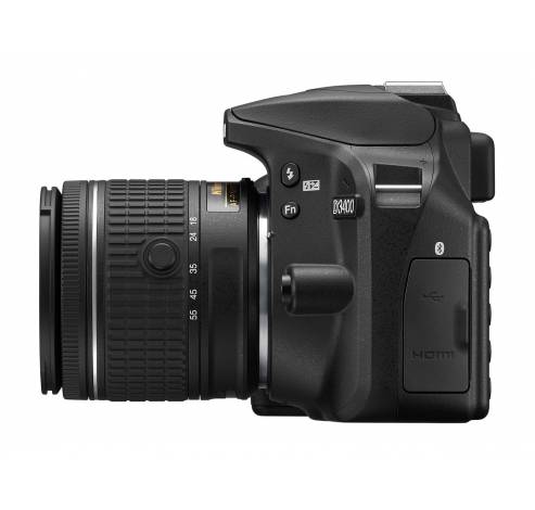 D3400 + AF-P DX 18-55 VR  Nikon