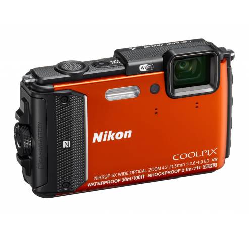 Coolpix AW130 Orange Outdoor Kit  Nikon