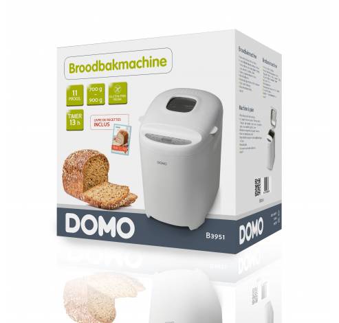 B3951 Broodmachine 700-900g  Domo
