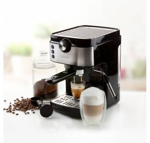 Espresso 19bar zwart/inox DO711K  Domo