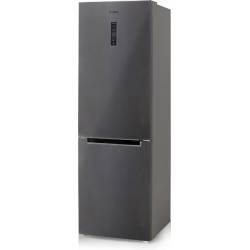 Domo Koel-vries combinatie 342L Zwarte inox look 