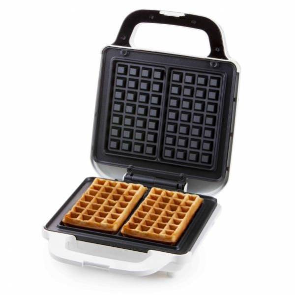 Domo Tasty Waffle XL - RVS - temp contr