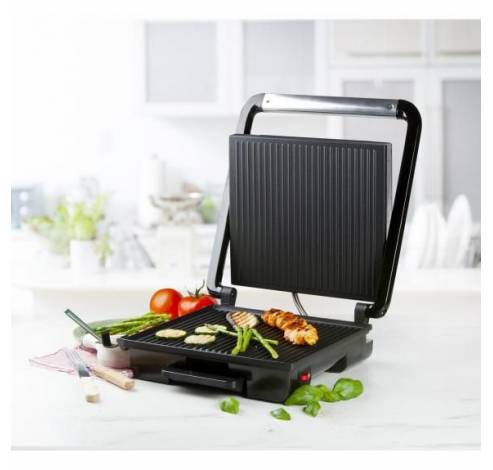 Multifunctionele contactgrill Panini grill inox   Domo