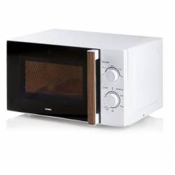 Domo Microgolfoven hout wit - solo - 20L