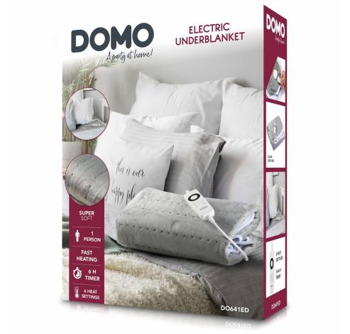 Elektrisch onderdeken - soft fleece - 1P  Domo