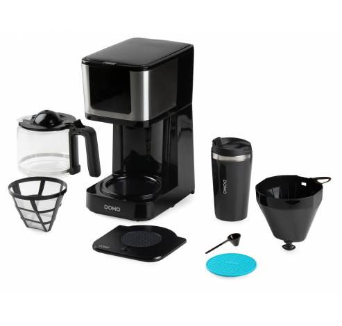 Cafetière Mon café préféré - avec tasse de voyage - 1,25 L  Domo