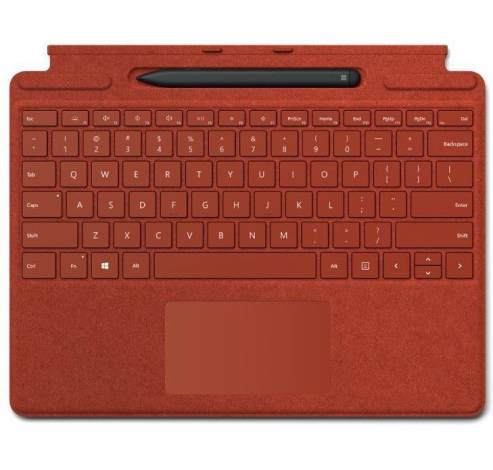 Surface Pro X Signature Keyboard met Slim Pen bundel Poppy Red  Microsoft