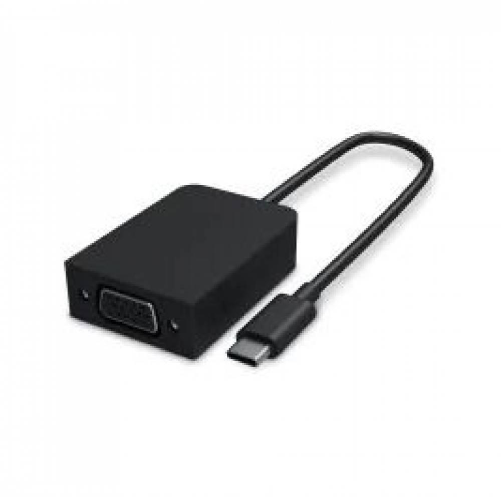 Microsoft USB-stroomadapter Surface USB-C/VGA Adapter Zwart