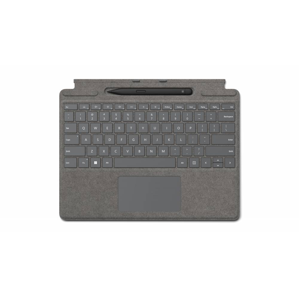 Microsoft Toetsenbord Surface Pro Signature Keyboard with Slim Pen 2 platinum