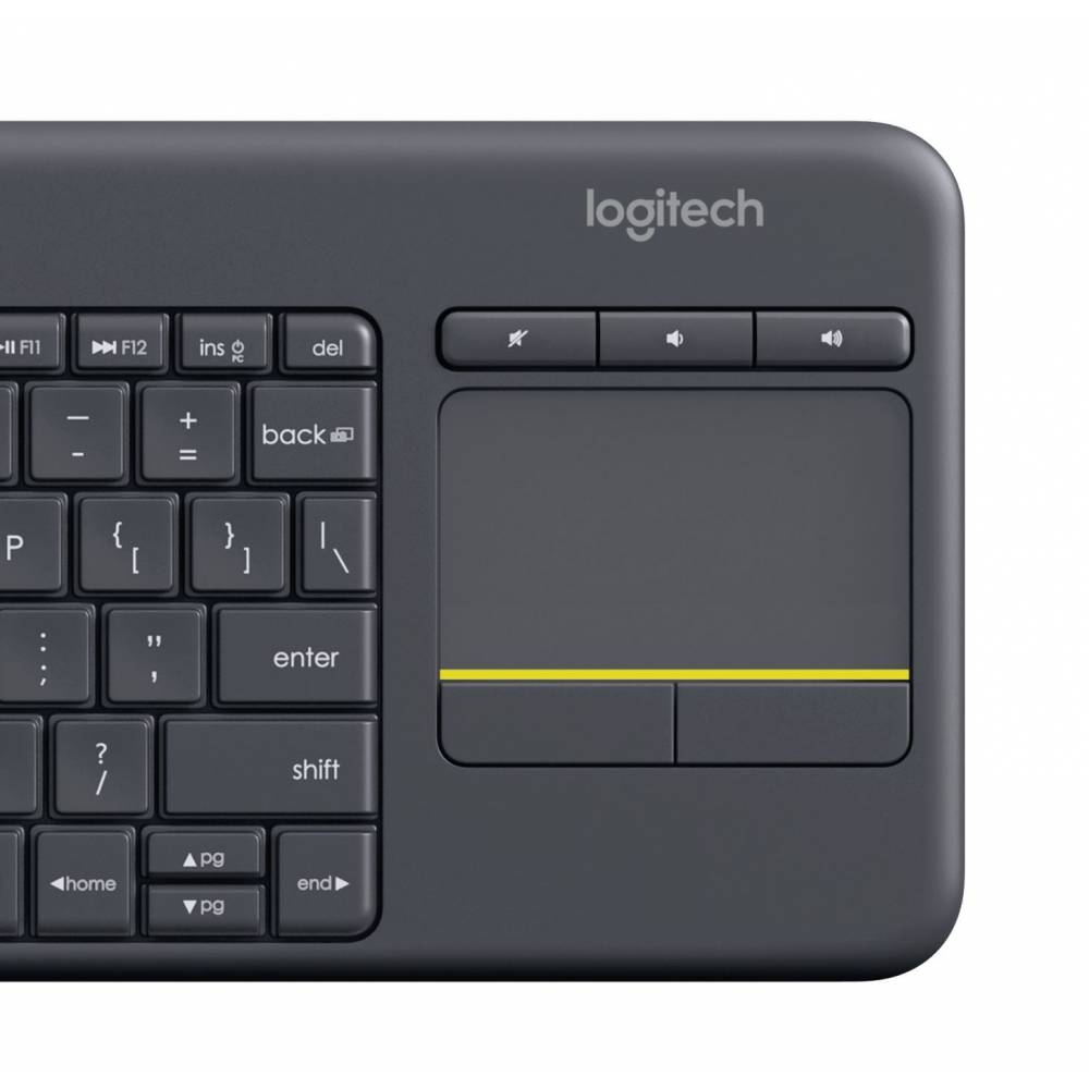 Logitech Toetsenbord K400 plus Black