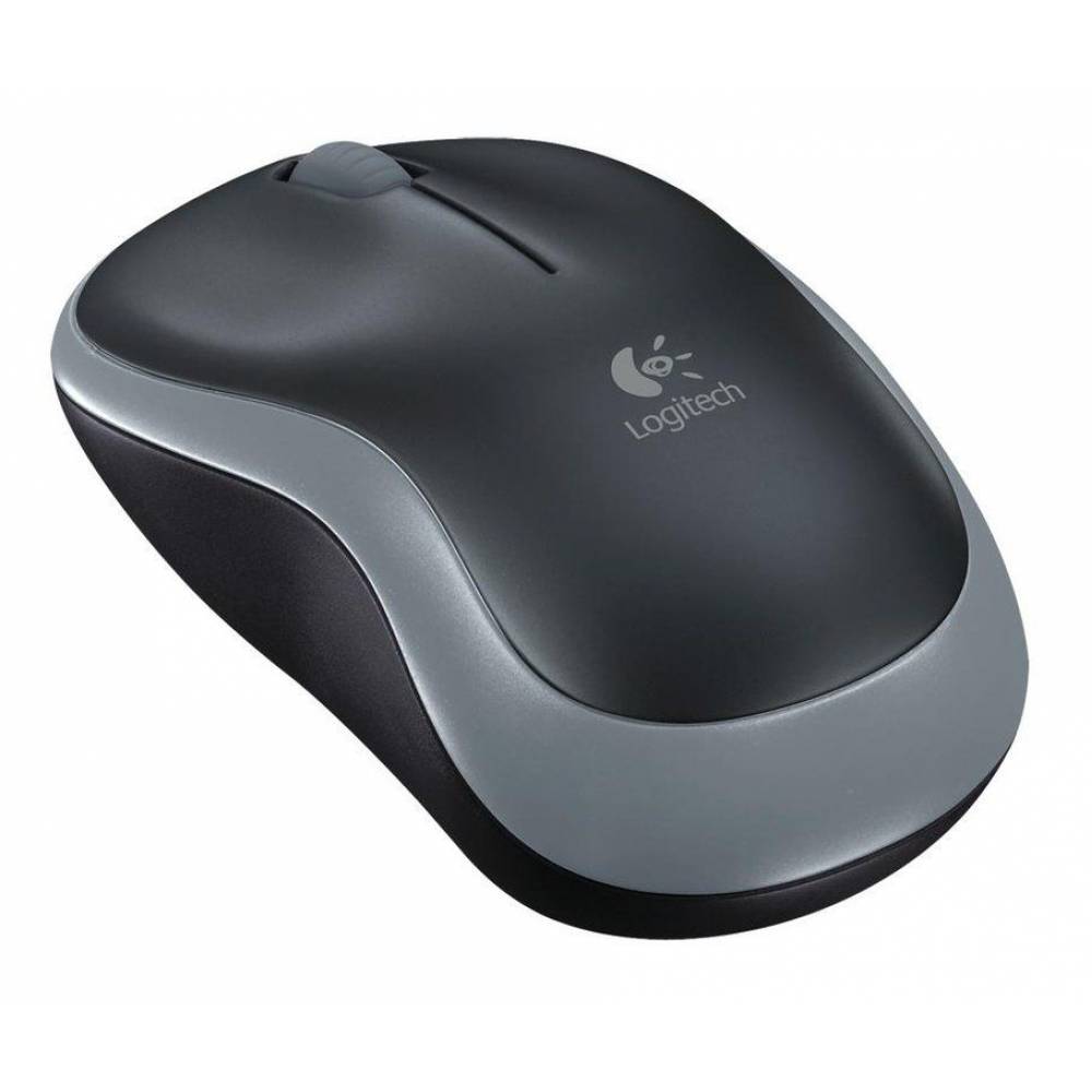 Logitech Computermuis M185 Wireless Mouse Grey