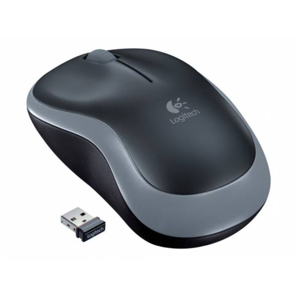 Logitech Computermuis M185 Wireless Mouse Grey