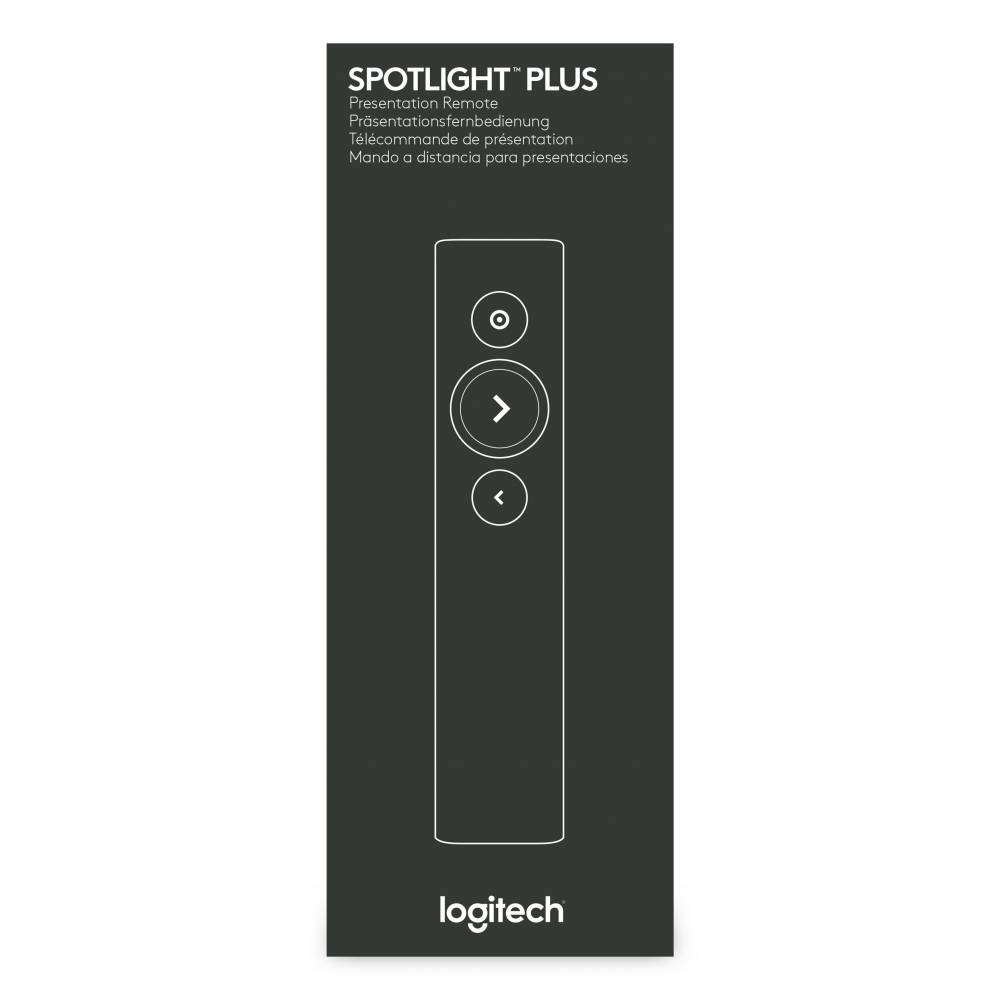 Logitech Draadloos presenteren Spotlight Presentation Remote Grijs