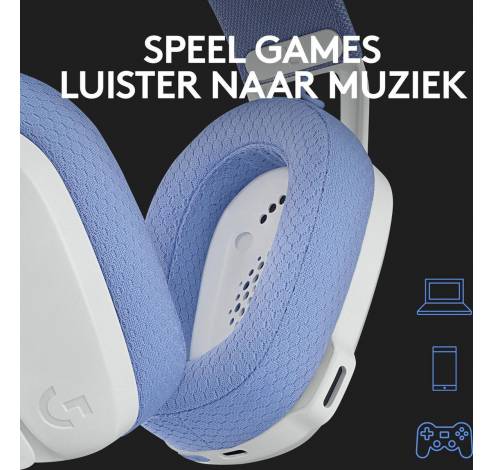 G435 Lightspeed Headset Off White and Lilac  Logitech