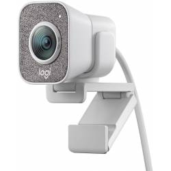 Logitech StramCam webcam off-white